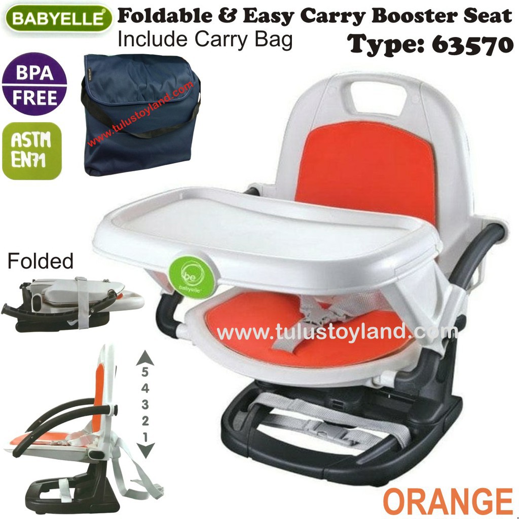 FREE MAKASSAR ONGKIR Kursi Makan Booster Seat Babyelle 5 Posisi Ketinggian