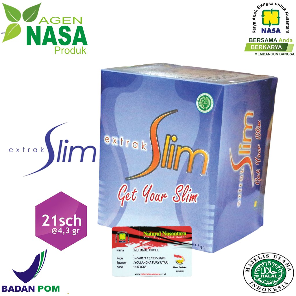 Ene Eselim Original Nasa Penurun Berat Badan / Agen Nasa Produk