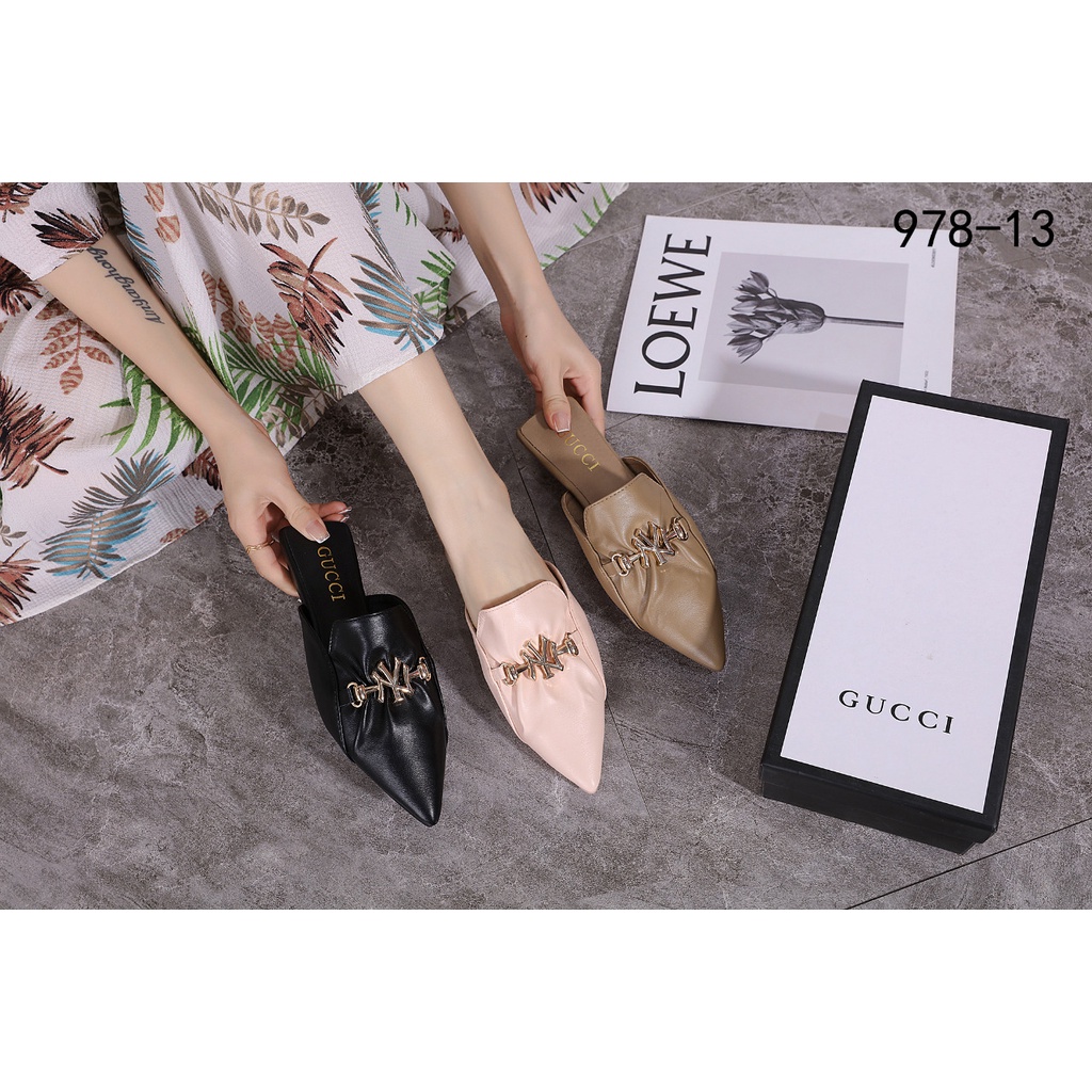 GC NY Leather Flat Shoes #978-13