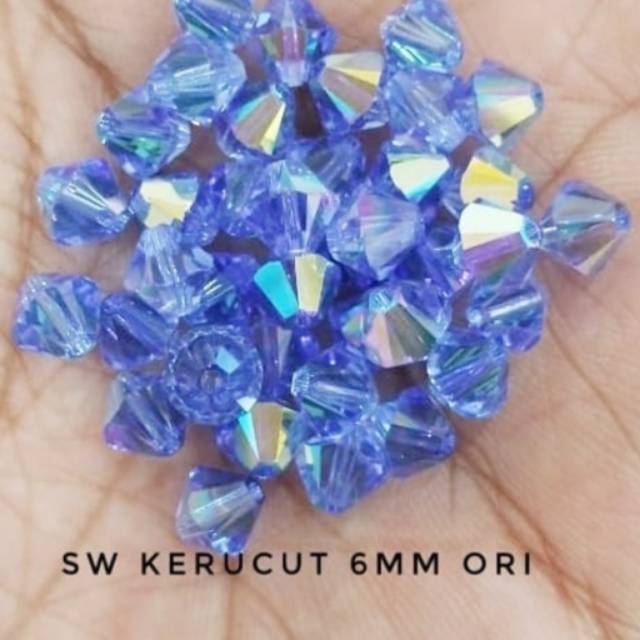 Swarovski Kerucut 6mm original lusinan
