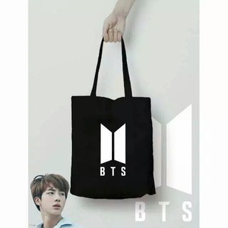  PAKAI RESLETING COD TOTE BAG BTS  KOREA KEKINIAN HITS 