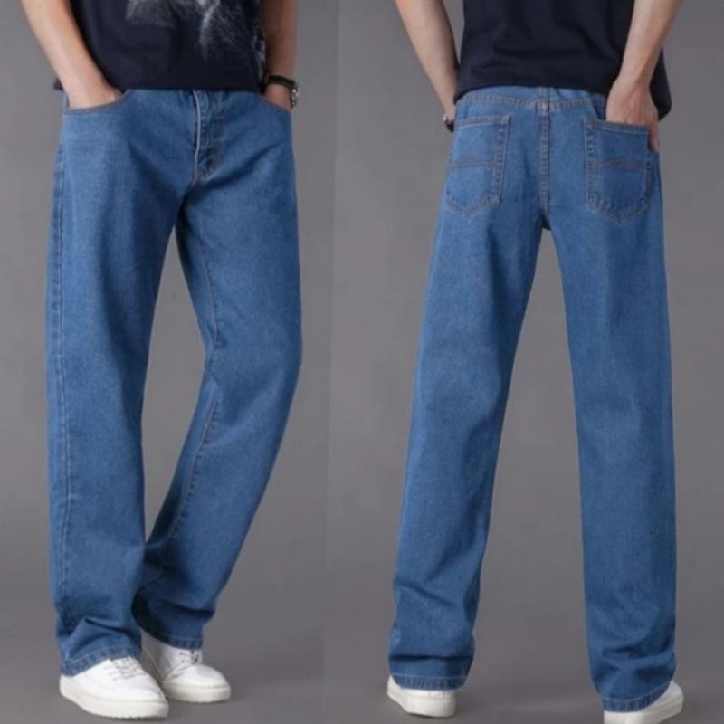 GRATIS CELANA JEANS PRIA REGULER FIT STANDAR BASIC  [100% DENIM ]6