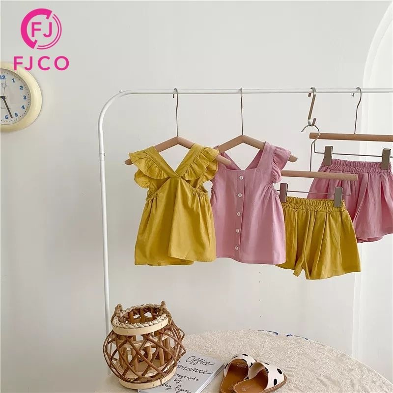 FJCO - Baju Anak Perempuan Terbaru Korean Style / Setelan Anak Perempuan Wini Kid Size S M L-2