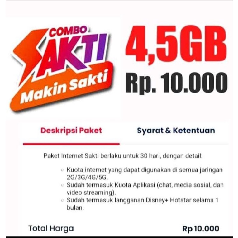 telkomsel combo sakti