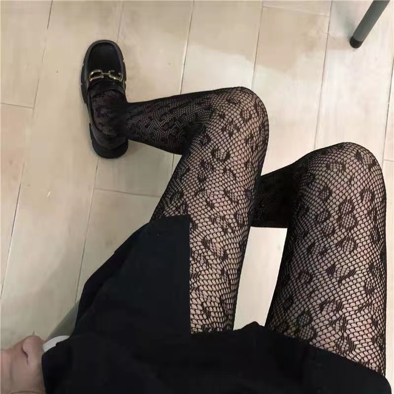 PH-46 pantyhose stocking celana motif leopard loreng panty hose lolita legging tattoo tatao