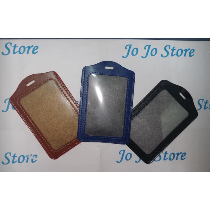 

ID Card Name Tag Holder Bahan Kulit
