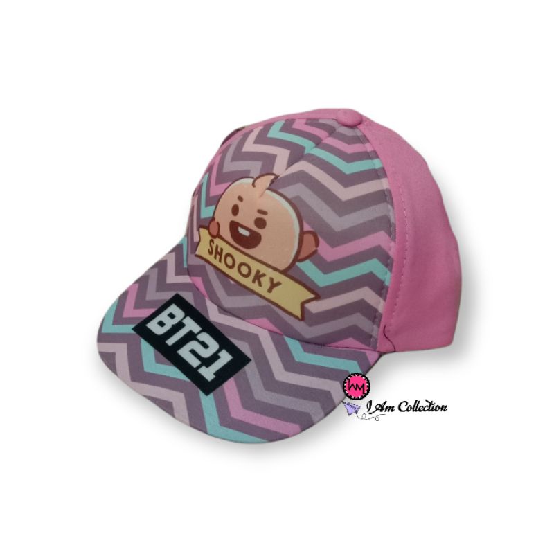AM | Topi Baseball Anak Perempuan Seri K-Pop BTS usia 2-9thn-4
