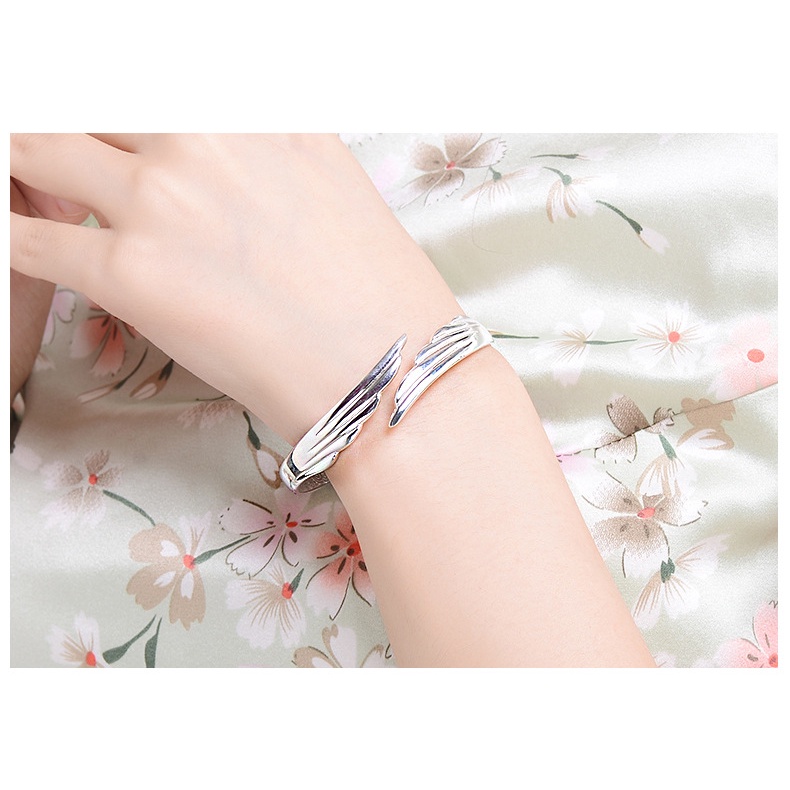 925 Perak gelang untuk wanita ekor ikan Perhiasan Fashion SZ023