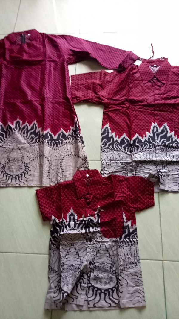 Couple Keluarga - Batik Couple Keluarga Sania Rufflr Ori Ndoro Jowi Termurah Mowo