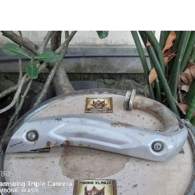 leher knalpot kawasaki klx 150 ORIGINAL pipa leher knalpot klx 150 leher knalpot klx 150 leher knalp