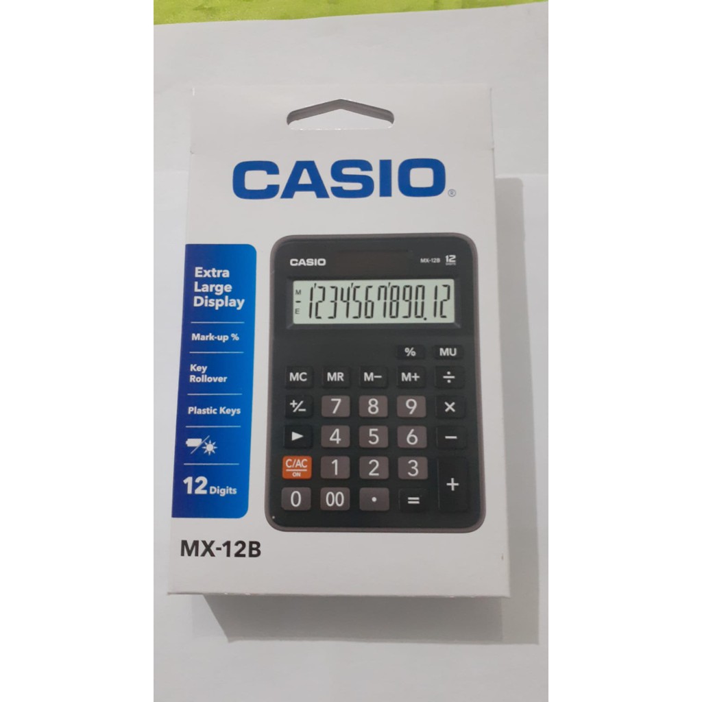 

Casio Kalkulator Kecil MX 12B-BK