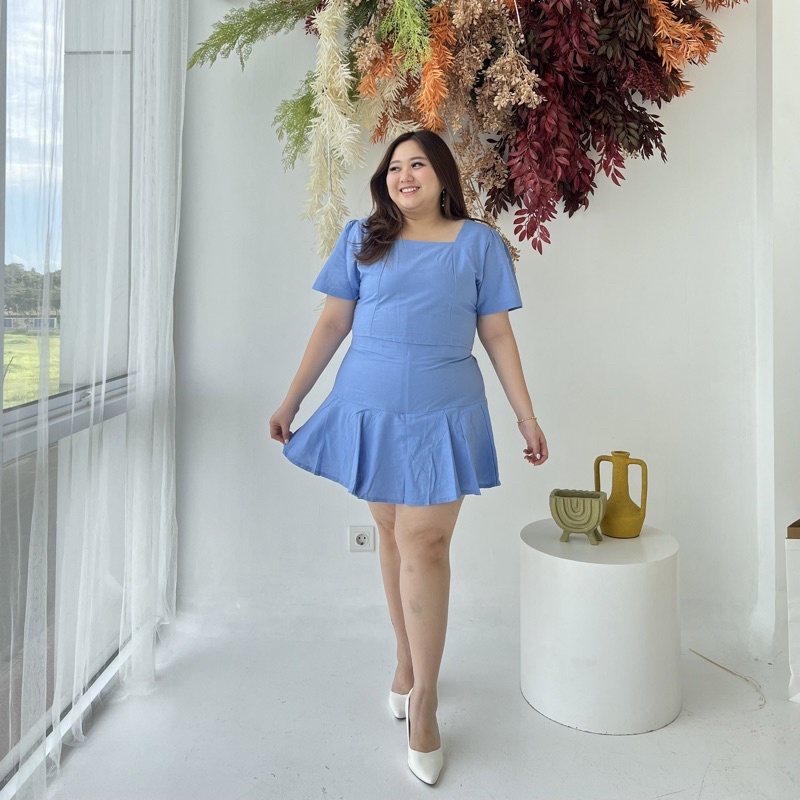 CALSIE SET - SET JUMBO BIGSIZE-BLUE