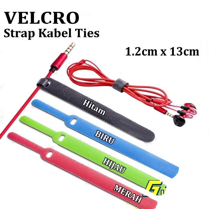 

Velcro Cable Tie Tis Organizer Strap Pengikat Penjepit Tali Ikat Kabel Flash Sale