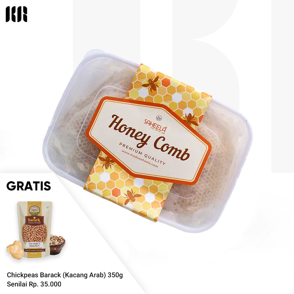 

Saheela Premium Honeycomb / Madu Sarang Utuh 250 gram dan 500 gram