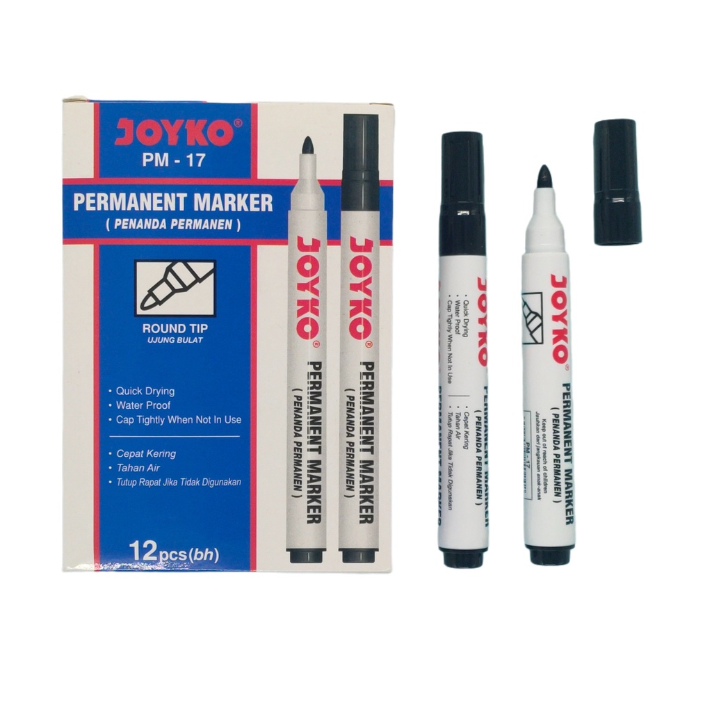 

Spidol Joyko Permanen PM-17 / 1 BOX 12 PCS