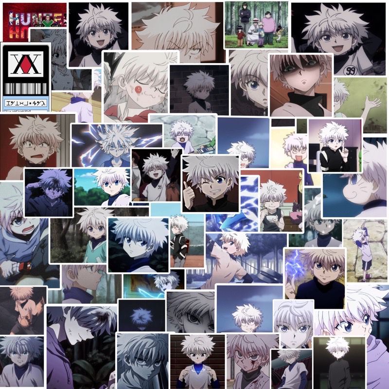 

STIKER KILLUA ZOLDYC TAHAN AIR 50 PCS