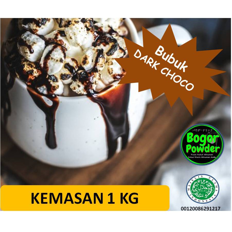 

MAR Bubuk minuman Dark Choco 1 Kg / Powder Dark Choco 1 Kg / Dark choco Minuman 1 Kg