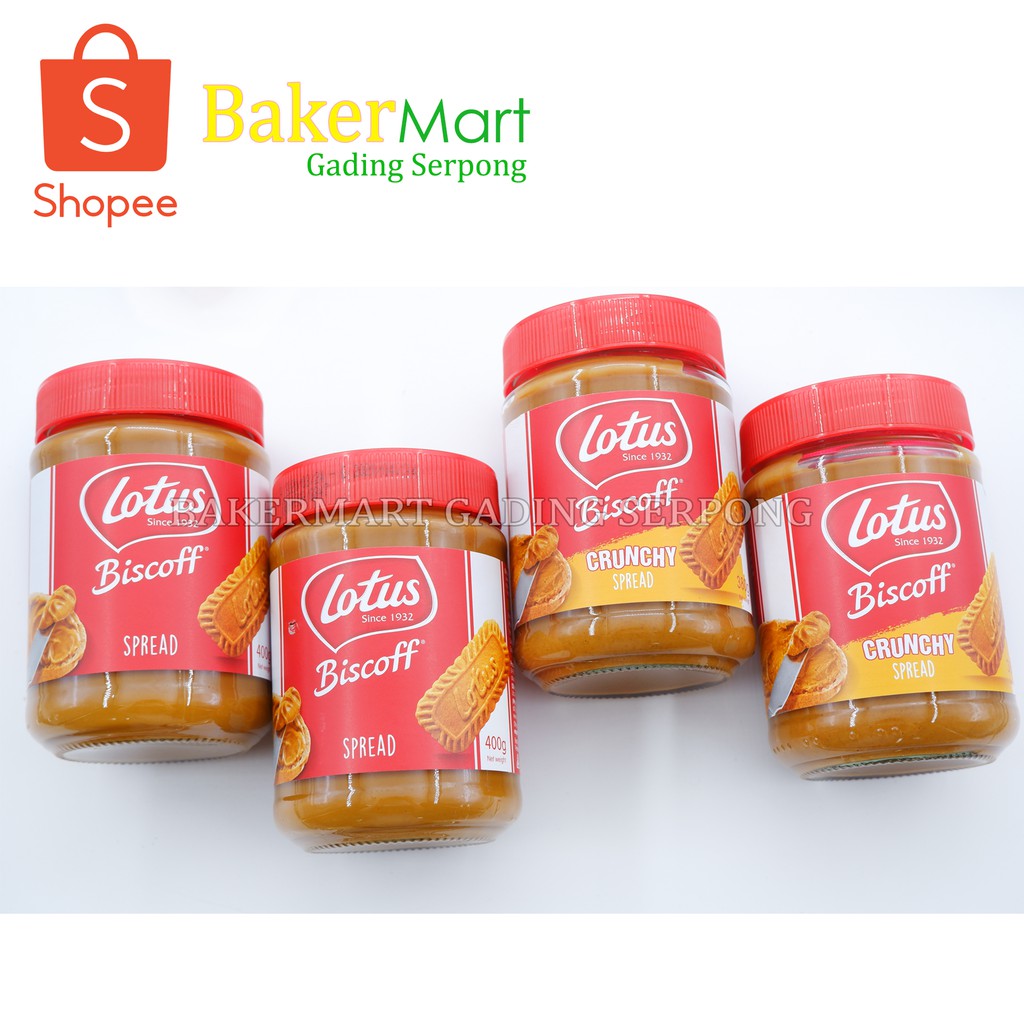 

Lotus Biscoff Spread/ Selai Crunchy 380gr & Smooth 400gr