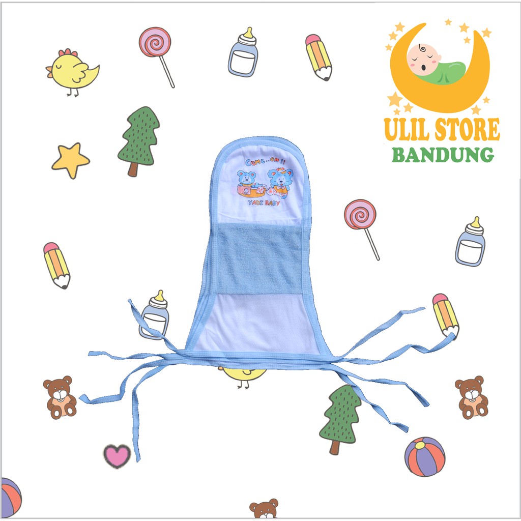 6PCS POPOK KAIN BAYI SNI KATUN SAMBUNG KOMBINASI HANDUK