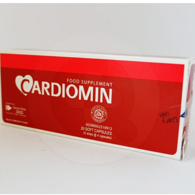 CARDIOMIN PER BOX - Vitamin B6, B12, Asam Folat, Vitamin E