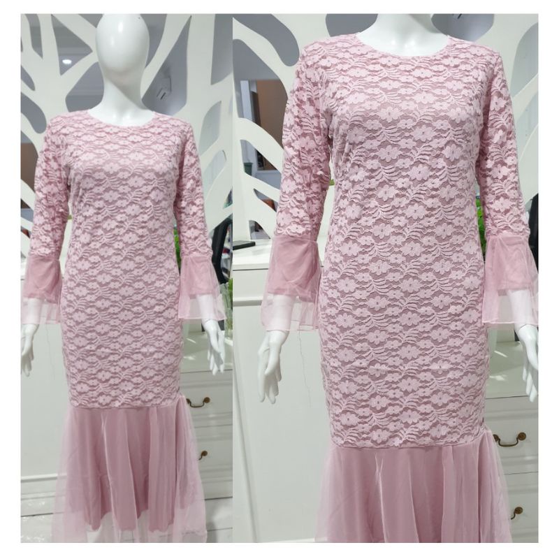 gamis remaja muslim/longdress duyung/gaun pesta kondangan/maxi dress ABG/baju muslim ABG/gamis ABG