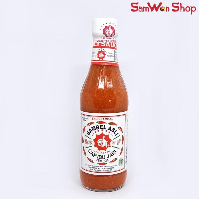 

Diskon SAMBAL ASLI CAP IBU JARI JEMPOL ORIGINAL 320gr - SAUS SAMBEL Diskon