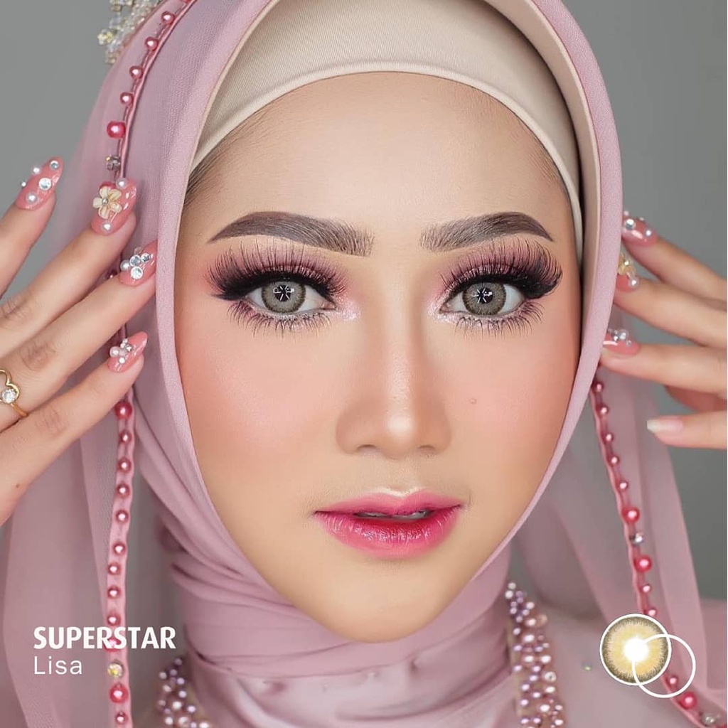 Superstar Lisa softlens warna bulanan