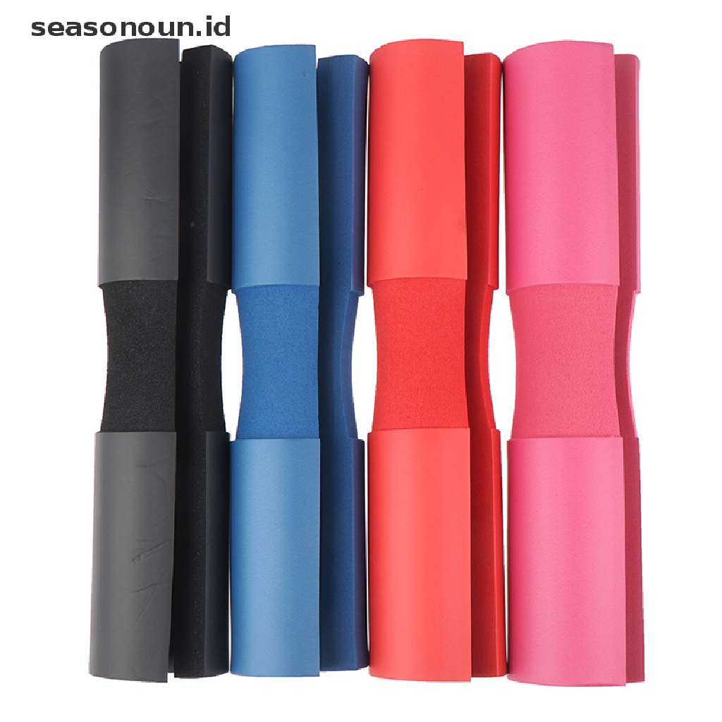 (seasonoun) Cover Pelindung Barbel Bahan Busa Untuk Angkat Beban / Gym