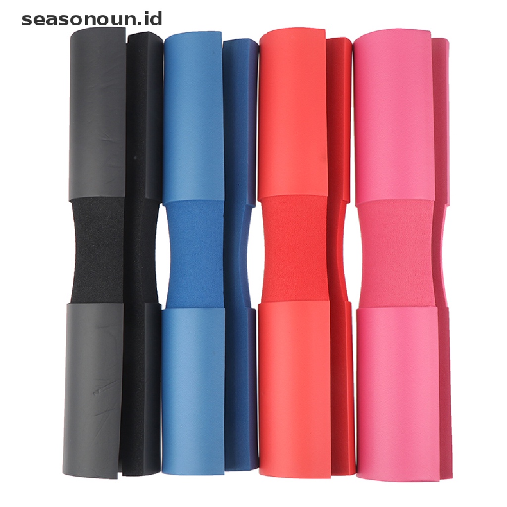 (seasonoun) Cover Pelindung Barbel Bahan Busa Untuk Angkat Beban / Gym