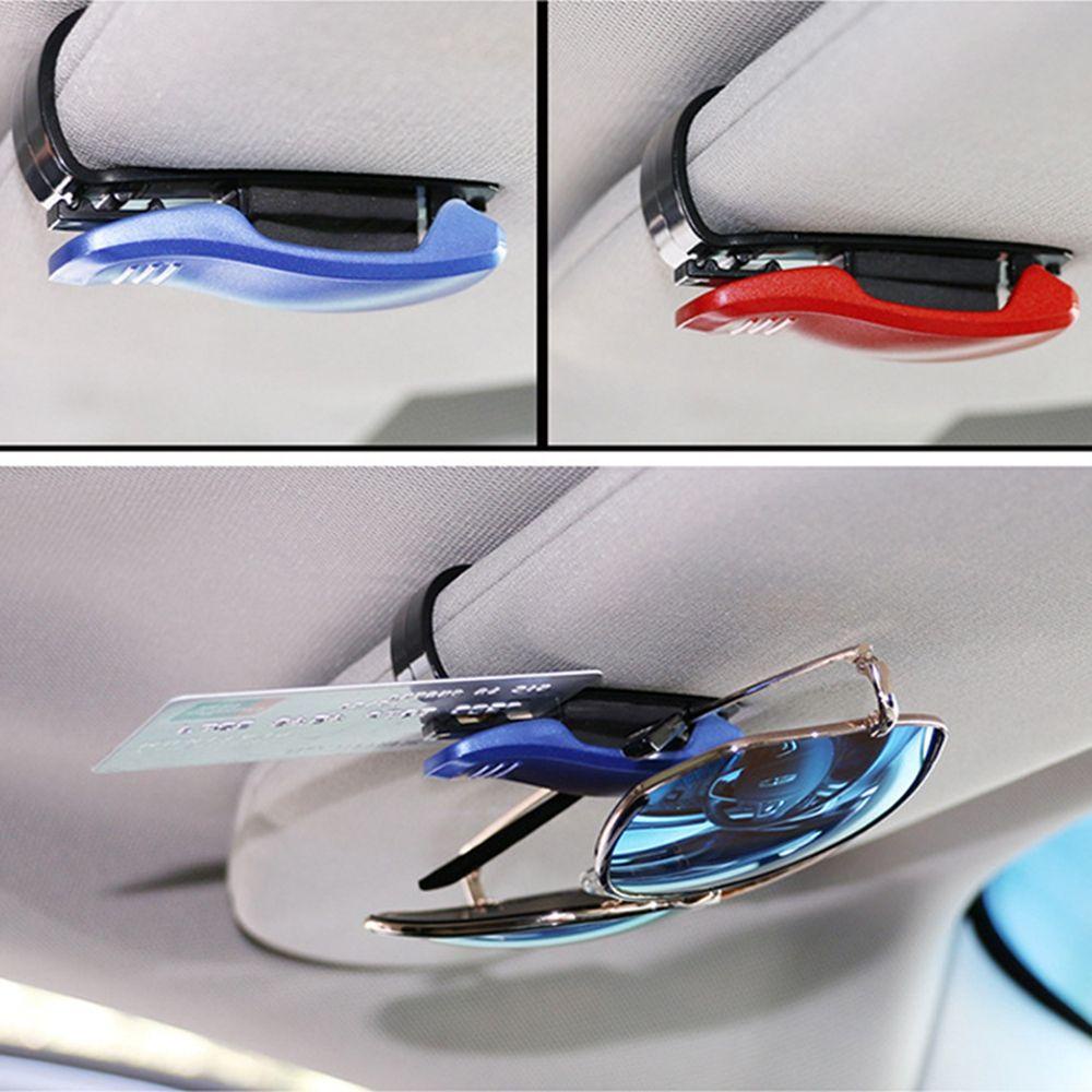 TOP Kacamata Mobil Sunglasses Holder Universal Auto Ticket Card Clamp