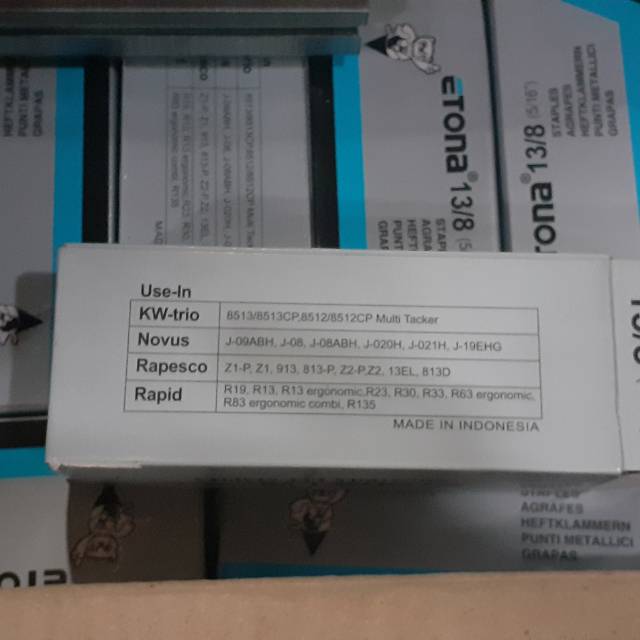 

ETONA ISI STAPLES 13/8