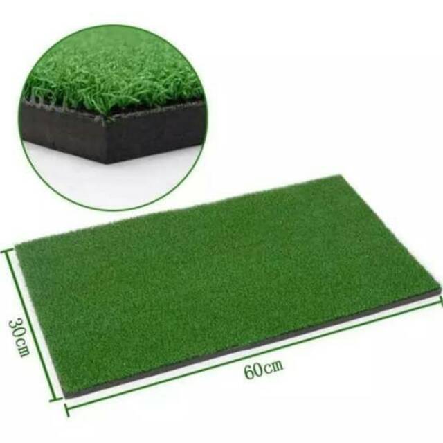 Matras Driving Range Golf Ukuran 60 X 30 Cm ( Alas Matras Mat Rumput Sintetis )