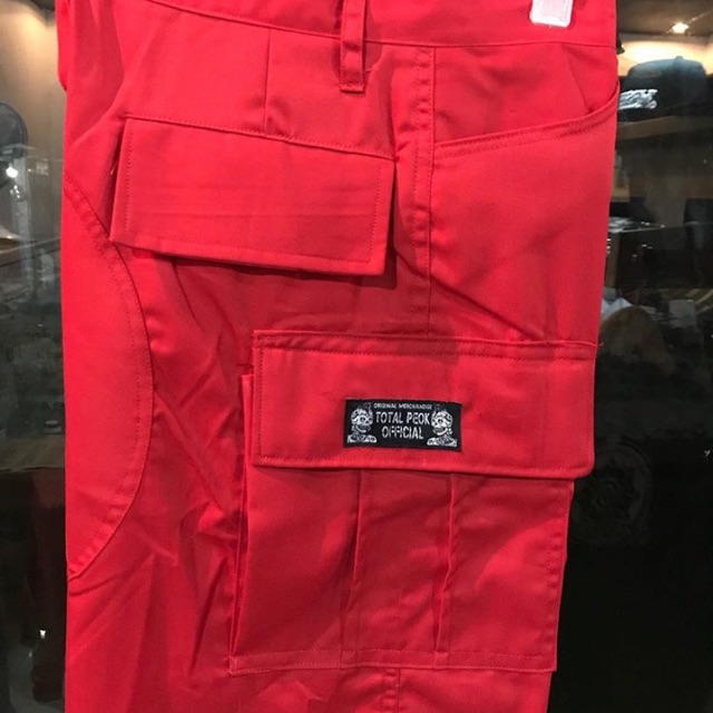  Celana  cargo kempol  punk  pendek warna merah Shopee Indonesia