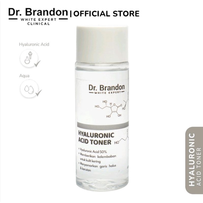 Dr. Brandon HYALURONIC ACID TONER (With Hyaluronic Acid 5%) 60ml