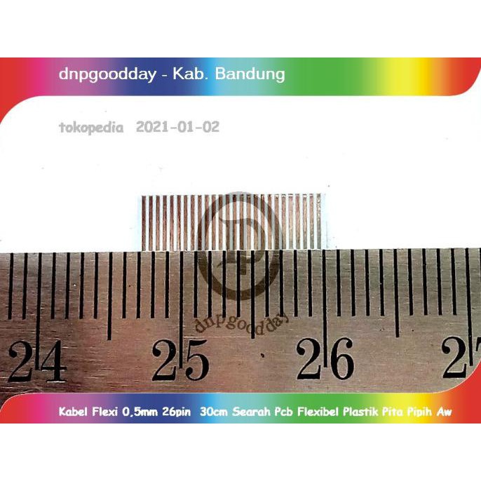 

Kabel Flexi 0,5Mm 26Pin 30Cm Searah Pcb Flexibel Plastik Pita Pipih A Dnpgood11 Buru Order