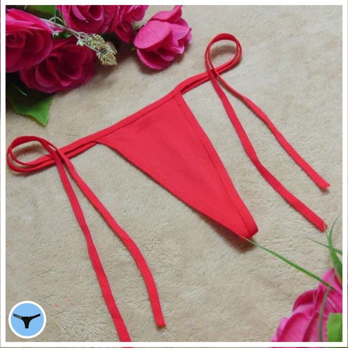 SET BIKINI THONG BERTALI BIKINI TALI SAMPING CD WANITA BAJU PANTAI FASHION WANITA SEXY