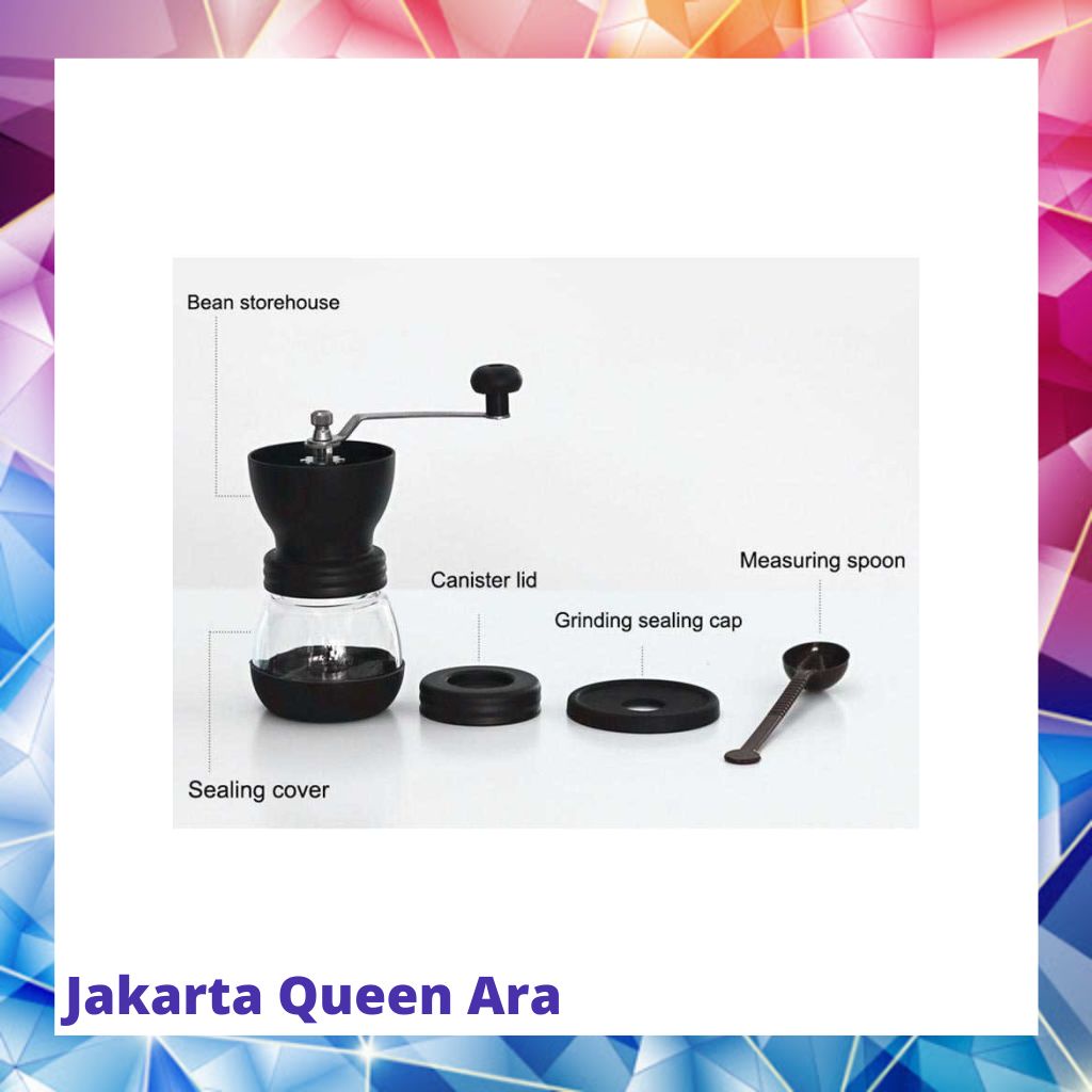 One Two Cups Alat Penggiling Kopi Manual Coffee Grinder - CF414