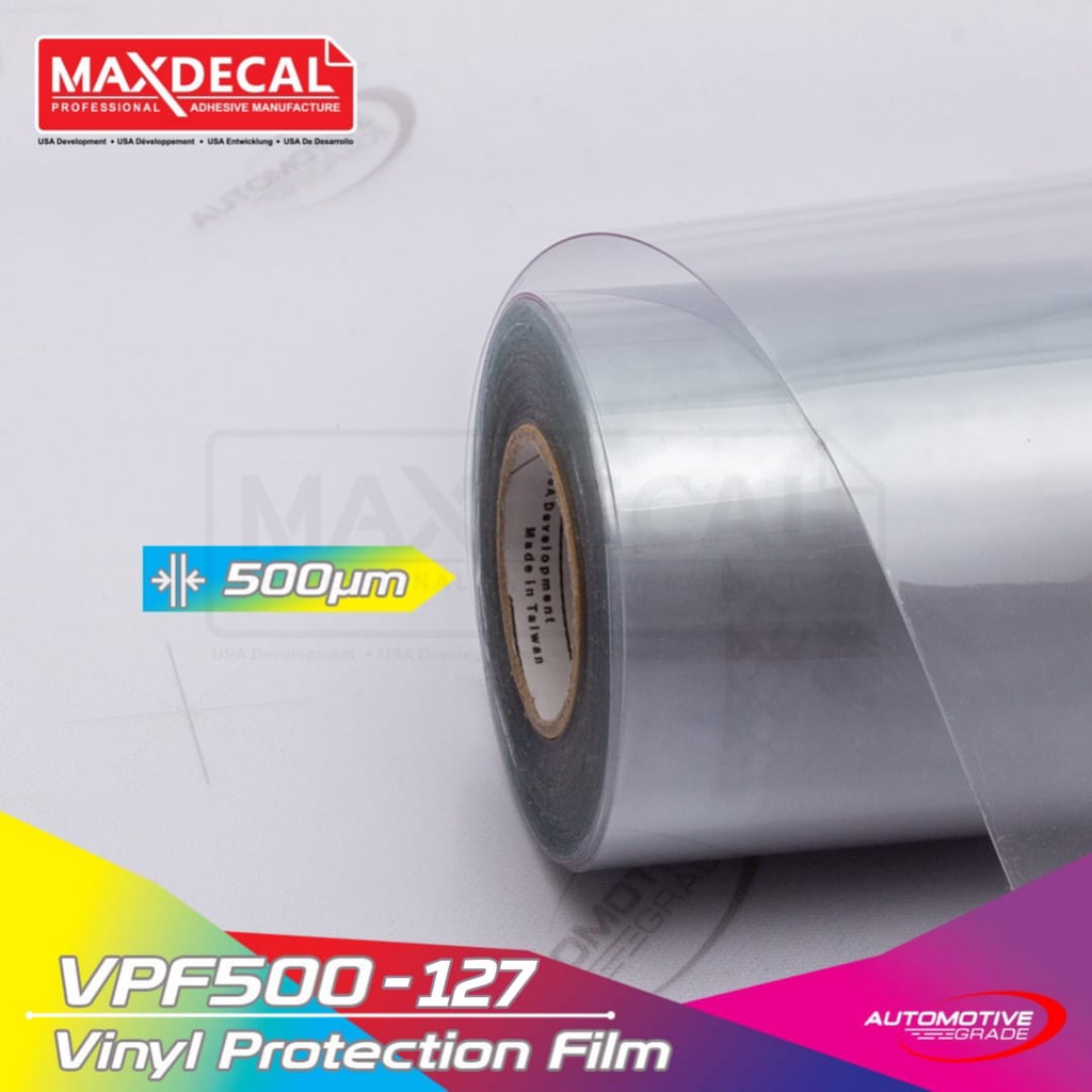 MAXDECAL VPF500 - 127 Laminasi Tebal Vinyl Protection Film Decal [ROLL]