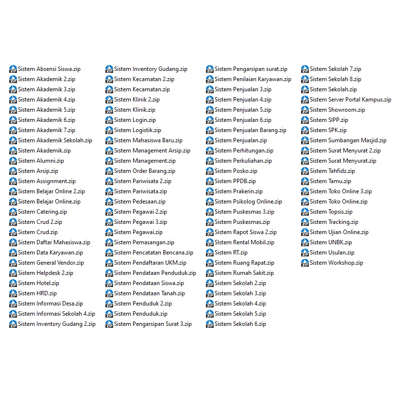 Kumpulan Source Code PHP CI LARAVEL Sistem Informasi Lengkap Dengan Database Free Hosting-4