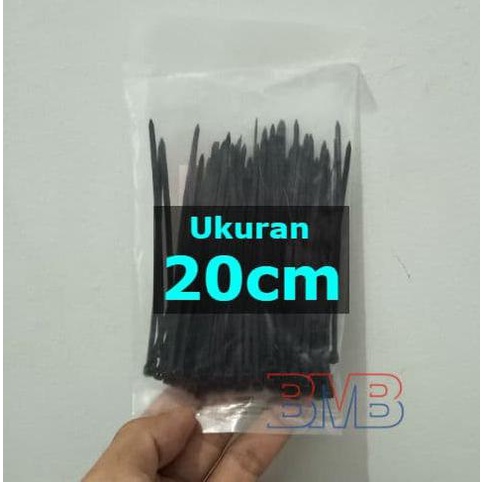 

Hitam Kabel Tis 20Cm Cable Ties Tie 200Mm Belimas89 Ayo Beli
