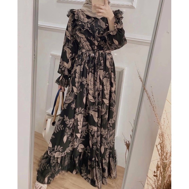 MARVELA GAMIS TERBARU / DRESS MUSLIM MOTIF BUSUI FRIENDLY MAYUNG