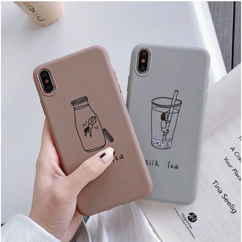 Milk Tea Softcase Printing oppo a71 f1s f1 plus f9 a83 f11 pro f7 f5 redmi 5a j6 plus m20 y91 y71 v9