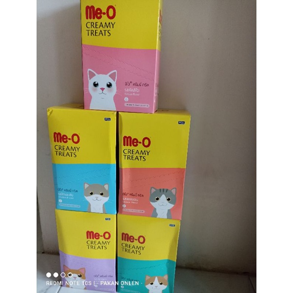 Meo Creamy Treats 1 dus isi 12 pack