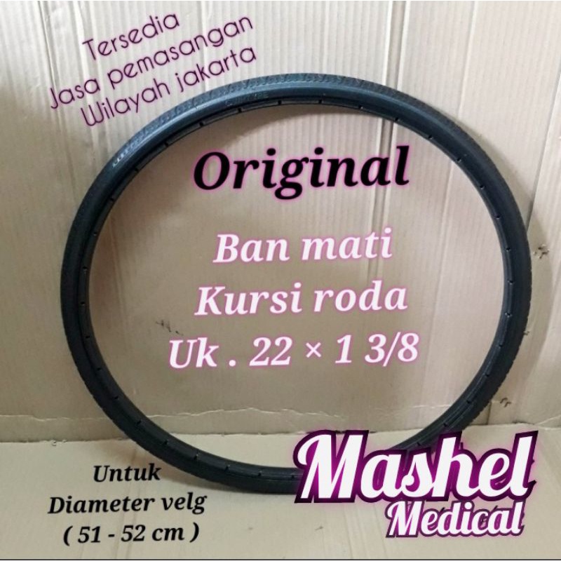 ban mati kursi roda uk 22 x 1 3/8 sperpat kursi roda