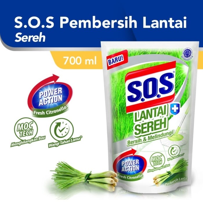 Karbol- Sos Pembersih Lantai Sereh 700 Ml -Karbol.