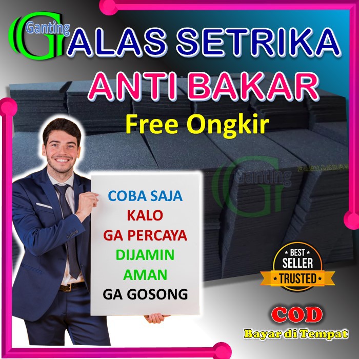 BUSA ALAS TATAKAN GOSOKAN SETRIKA 2CM 1CM ANTI BAKAR AMAN AWET HARGA PABRIK TERMURAH GARANSI