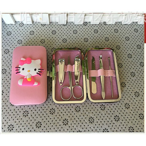 Manicure Pedicure Set 6 in 1 / Set Manicure Karakter Lucu / Meni Pedi Set IMPOR / Perawatan Kuku