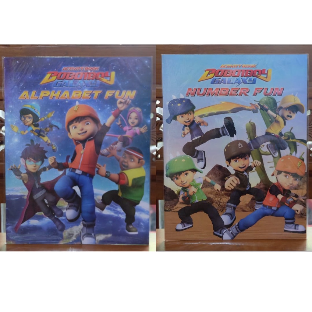 

BOBOIBOY GALAXY NUMBER ALPHABET FUN - Buku Aktivitas Anak Number Fun Belajar Angka Dalam Bahasa Inggris dan Bahasa Indoensia