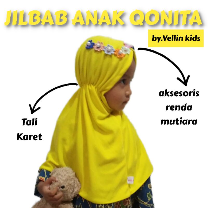 JILBAB QONITA/JILBAB ANAK LUCU/JILBAB BAYI/JILBAB ANAK TERBARU/JILBAB ANAK KAOS/JILBAB ANAK MURAH/HI