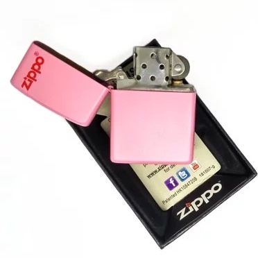 Korek Api Zippo Pink Matte Super